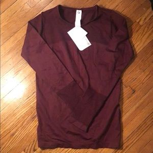 Long sleeve workout top